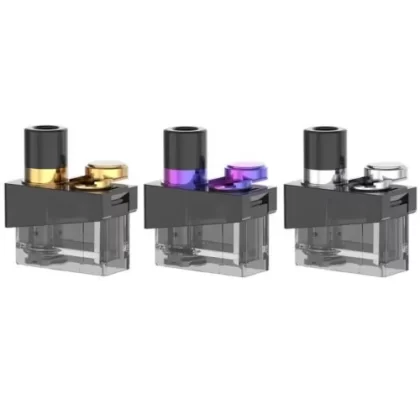 SMOK Trinity Alpha Replacement Pods - Stainless (Empty Pod), Gold