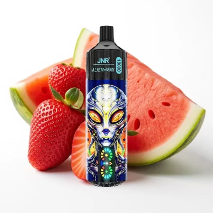 JNR Alien Max 18000 Puffs Fresa Sandía Chicle Pantalla LED Doble Malla 28ml