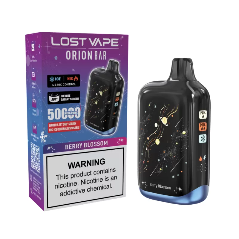 Lost Vape ORION BAR 50K Disposable Device - 50000 Puffs - Frozen Raspberry Lemonade - Image 2