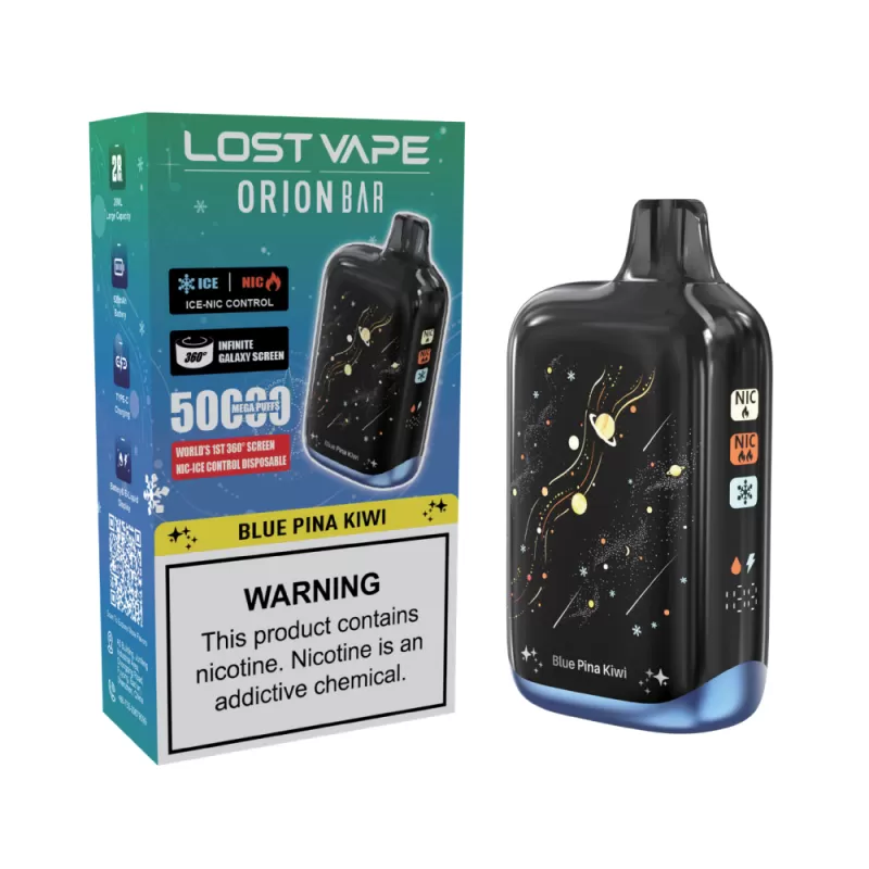 Lost Vape ORION BAR 50K Disposable Device - 50000 Puffs - Frozen Raspberry Lemonade - Image 3