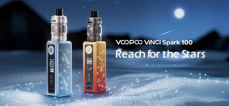 VOOPOO Vinci Spark 100 Kit with UFORCE-X Nano Tank 4.5ml - Silver - Image 3