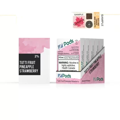 Z pods Stlth Compatible- Fruity Pineapple Strawberry