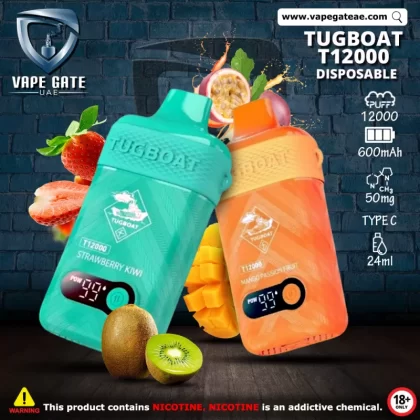 Tugboat T12000 Disposable Vape (12,000 Puffs) - 20 mg / Mango Ice