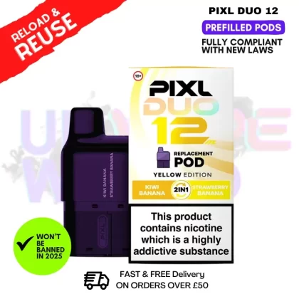 Yellow Edition Pixl Duo Replacement Pod – £6.99
