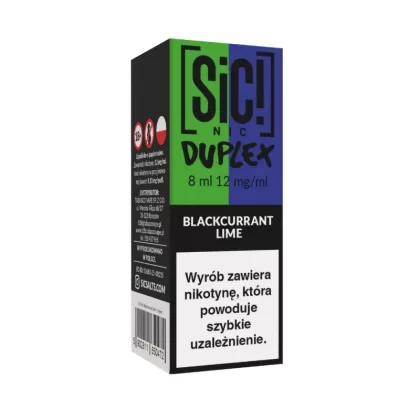 Liquid SIC! NIC 8ml 12mg Blackcurrant Lime – Duplex