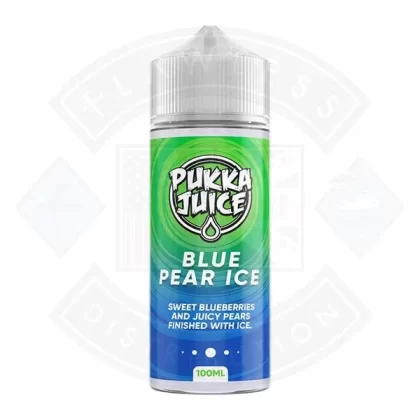 Pukka Juice Blue Pear Ice 0mg 100ml Shortfill - Eliquidsupply