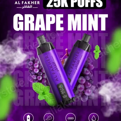Al Fakher Vape 25000 Grape Mint