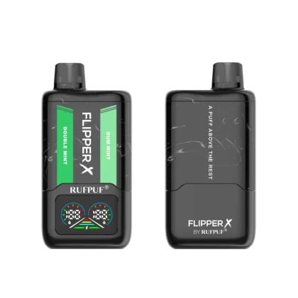 Rufpuf Flipper X Disposable – Double Mint + Gum Mint 50mg (40000 Puffs)