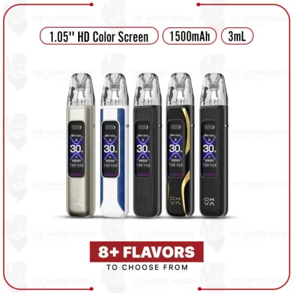 OXVA Xlim Pro 3 Pod Kit - Black Leather, Brown Leather (442AC2)