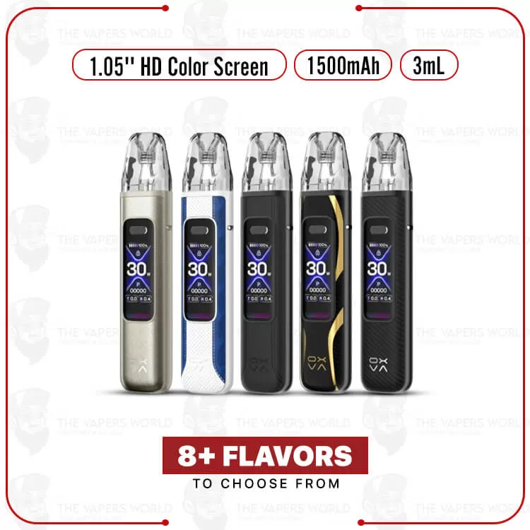 OXVA Xlim Pro 3 Pod Kit - Black Leather, Brown Leather (442AC2)
