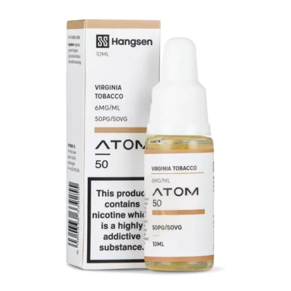 Virginia Tobacco E-Liquid Atom 50 Series by Hangsen (10ml) - 18mg
