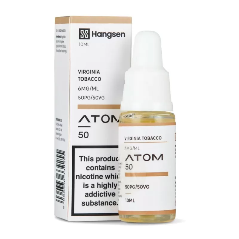 Virginia Tobacco E-Liquid Atom 50 Series by Hangsen (10ml) - 18mg