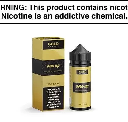 STRAWBERRY CHEESECAKE BY ONE UP GOLD 100ML - Vapejuice