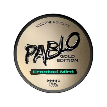 Frosted Mint Gold Edition Nicotine Pouches By Pablo - Ejuicewarehouse