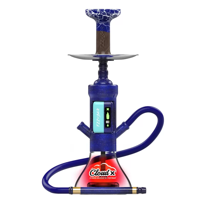 Cloud X Hybrid Hookah by FZZYBAR - Bugundy Red - Image 3