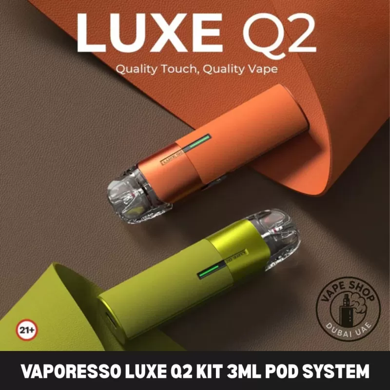 VAPORESSO Luxe Q2 Kit 3ML Pod System 1000mAh Vape Kit Starter Kit in Dubai, UAE - Black, Blue