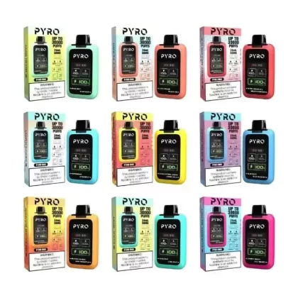 Pyro DUO 30k Disposable Vape - Flavor#Berry Melon Ice - Melon Madness>Blue Razz - Blue Razz Ice>Cherry Berry - Cali Cherry>Clear - Flavorless>Cool Cherry Lemon - Lemon Cola>Cool Mint - Cool