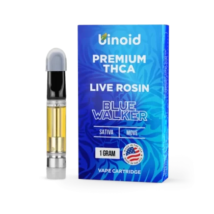 Buy Binoid THCA Vape Cartridge – 1G – Live Rosin – Blue Walker | Rokin - Ejuicewarehouse
