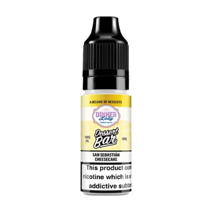 San Sabastian Cheesecake Nic Salt by Dinner Lady Dessert Bar Range - 10mg - Vape Product (0CFDB0)