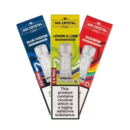 SKE Crystal Plus Replaceable Pre-Filled Pods - Blueberry Sour Raspberry
