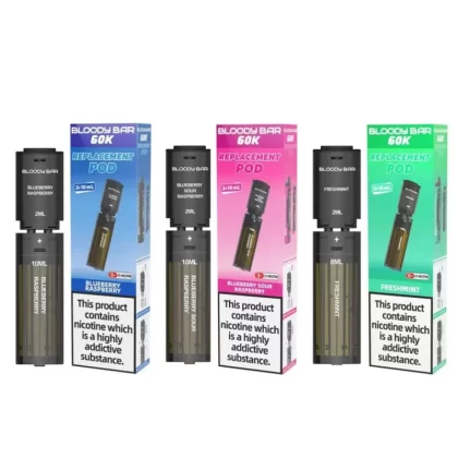Bloody Bar 60K Prefilled PODS - Blueberry Raspberry - Londonvapewholesale Co