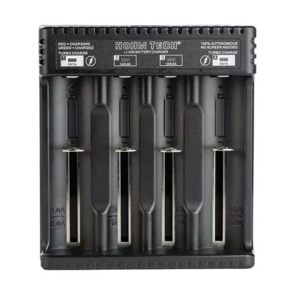 Hohm Tech School 4 Channel Battery Charger - Eliquidsupply