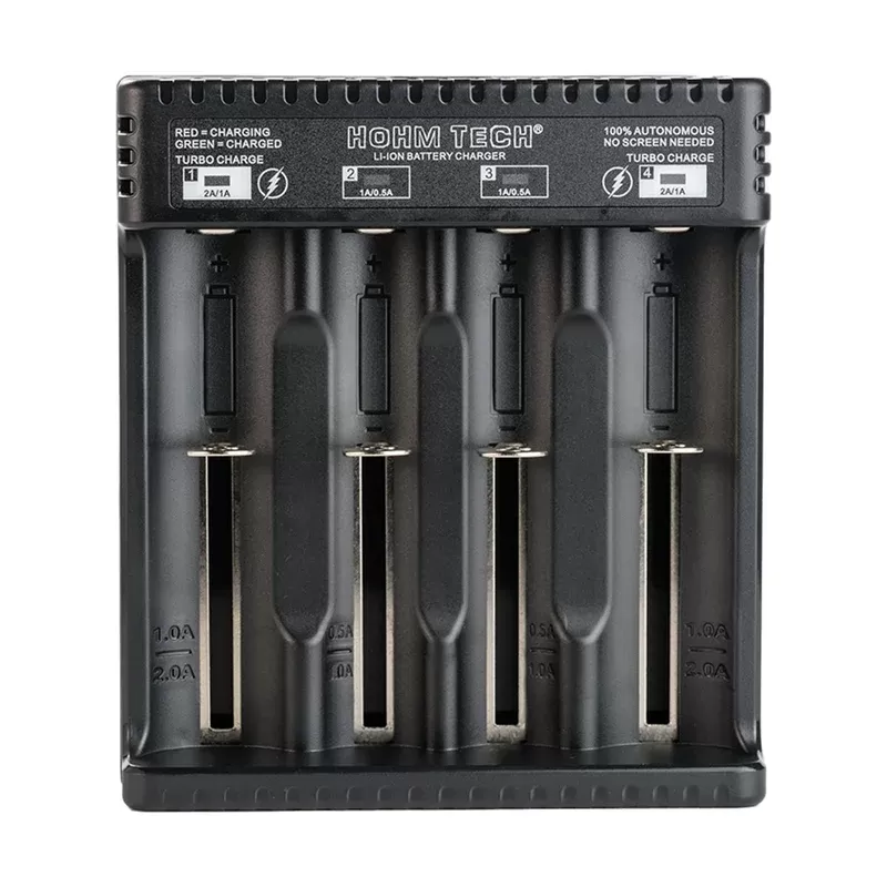 Hohm Tech School 4 Channel Battery Charger - Eliquidsupply