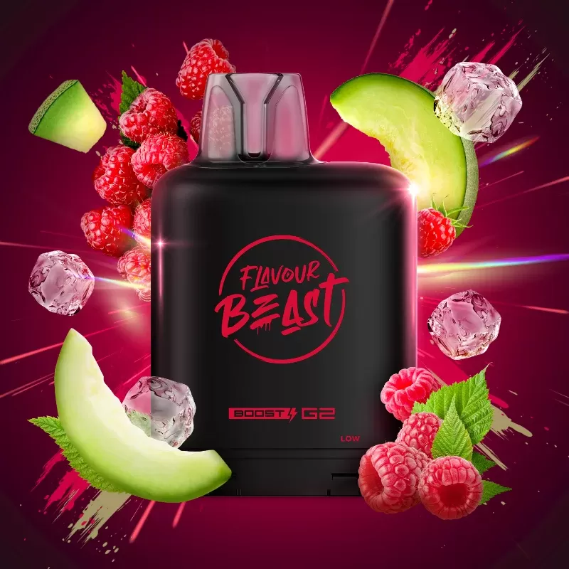 Level X G2 Rad Razz Melon Iced Boost Flavour Beast Pods