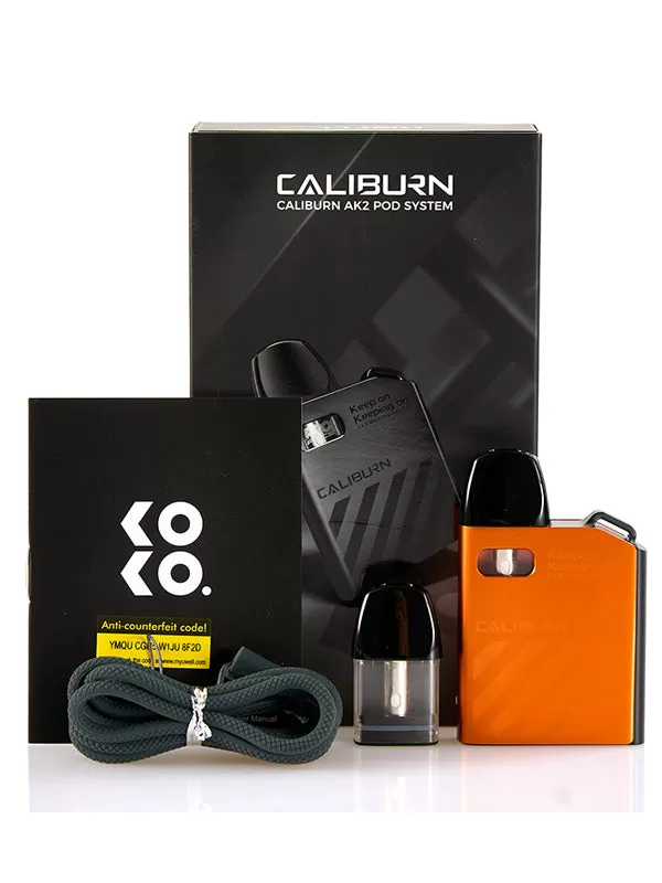 UWELL Caliburn AK2 Pod Kit - Black, Grey - Image 2