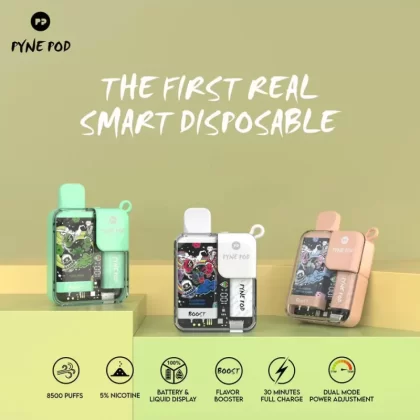 Pyne Pod BOOST 8500 Disposable Device – 8500 Puffs - Kiwi Passion Fruit Guava