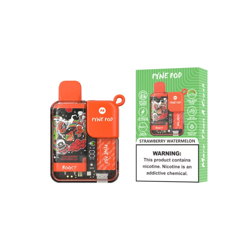 Pyne Pod BOOST 8500 Disposable Device – 8500 Puffs - Kiwi Passion Fruit Guava - Image 2