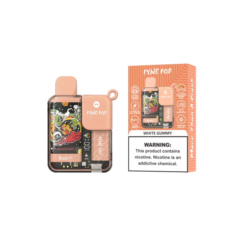 Pyne Pod BOOST 8500 Disposable Device – 8500 Puffs - Kiwi Passion Fruit Guava - Image 3