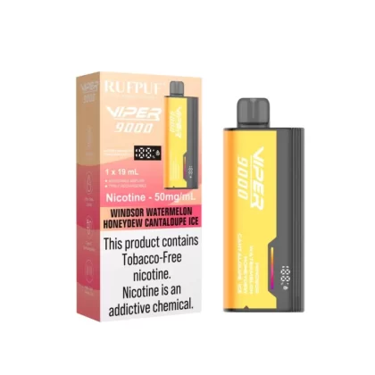 Rufpuf Viper Disposable – Windsor Watermelon Honeydew Cantaloupe Ice 50mg (9000Puffs) - Vapebazaar Pk