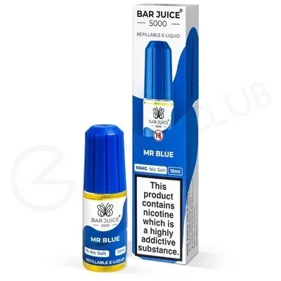 Mr Blue Nic Salt E-Liquid by Bar Juice 5000 - Ecigpremium