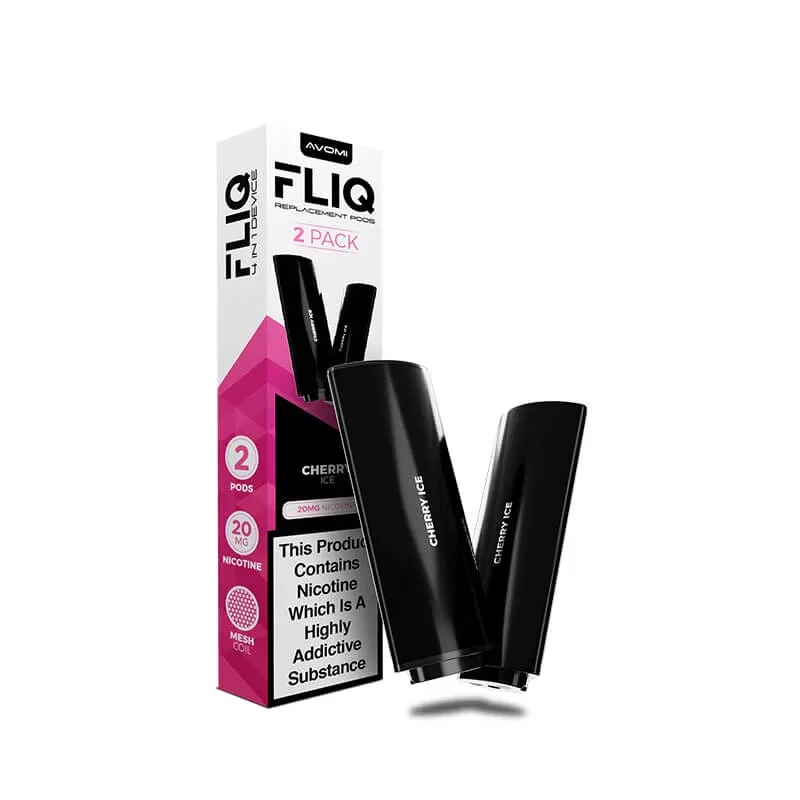 Avomi FLIQ Prefilled Vape Pods – Cherry Ice