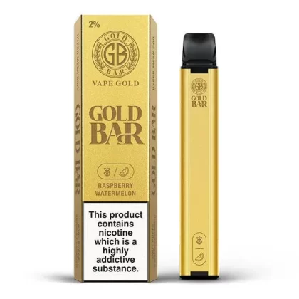 Gold Bar Raspberry Watermelon Disposable Vape