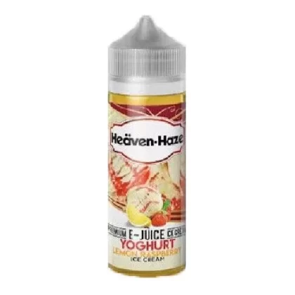 YOGHURT LEMON RASPBERRY ICECREAM BY HEAVEN HAZE E LIQUID 100ML 70VG