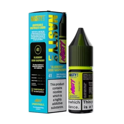 BLUEBERRY SOUR RASPBERRY NIC SALT E-LIQUID BY NASTY LIQ - Nicotine Strength#10mg/ml>20mg/ml