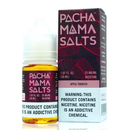 Apple Tobacco by Pachamama Salts TFN 30mL - Vaporider Deals