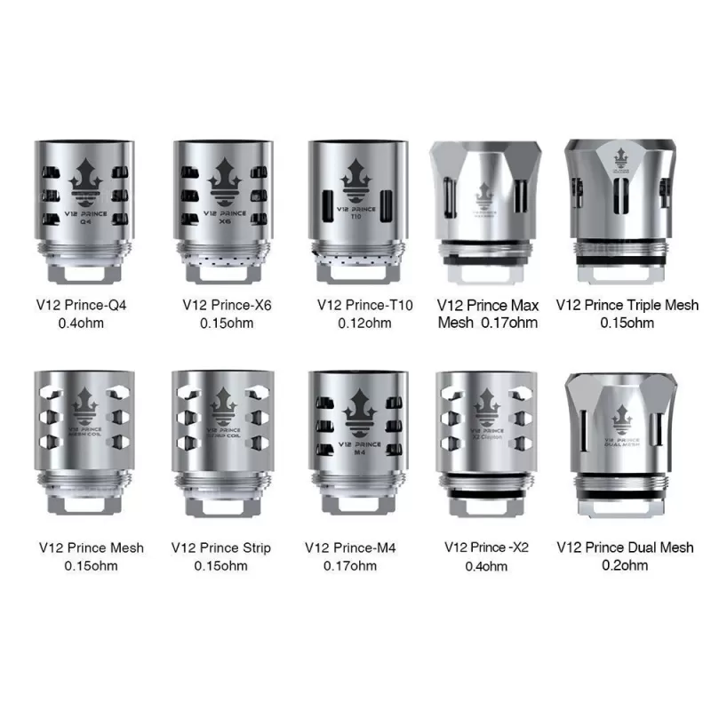 Smok TFV12 Prince Tank Replacement Coils 3PCS-PACK - V12 Prince Triple Mesh 0.15ohm
