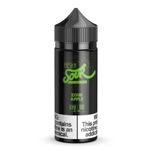 Fresh N Sour E-Liquid – Zour Apple 120ml