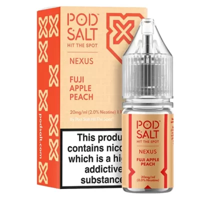 Fuji Apple Peach Nexus Pod Salt Nic Salt E-liquid - 10mg