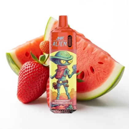 JNR Alien 10000 Puffs Fresa Sandía Hielo 850mAh 20ml Tipo-C RGB