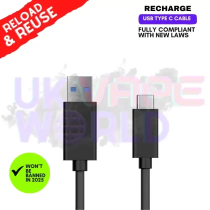 USB Type C Charging Cable Long Wire 2M