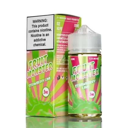 Fruit Monster - Strawberry Lime - 100mL - 3mg