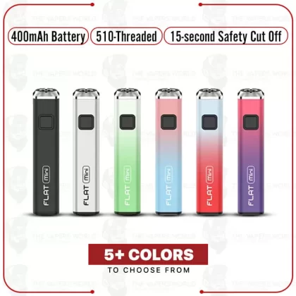Yocan Flat Mini Battery - Black, Green White