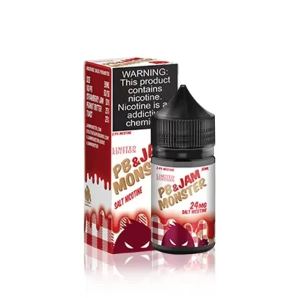 Jam Monster Salt E-Liquid – Strawberry PB & Jam – 30ml