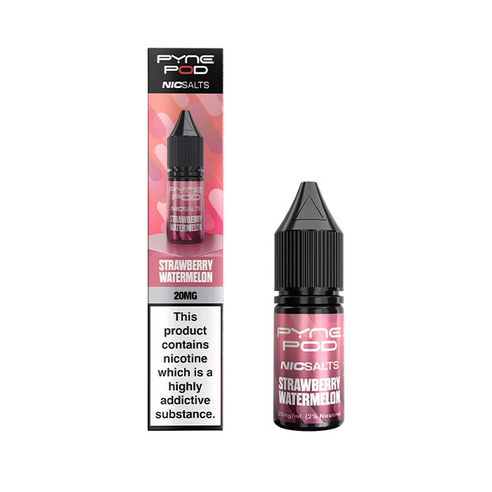 Strawberry Watermelon Nic Salt E-Liquid by Pyne Pod - 5 mg - Low Strength