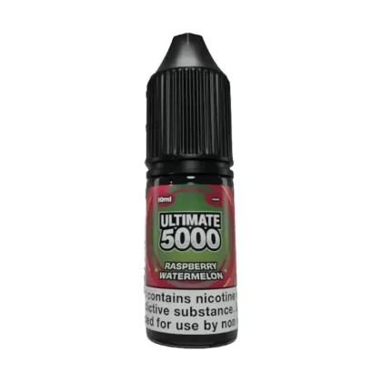 Raspberry Watermelon Saltnic vape Juice by Ultimate 5000 - 10 Pack - Strength 20mg