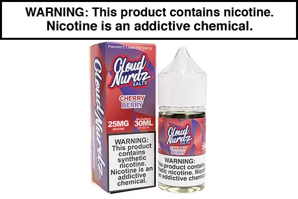 CHERRY BERRY BY CLOUD NURDZ SALT 30ML - Vapejuice